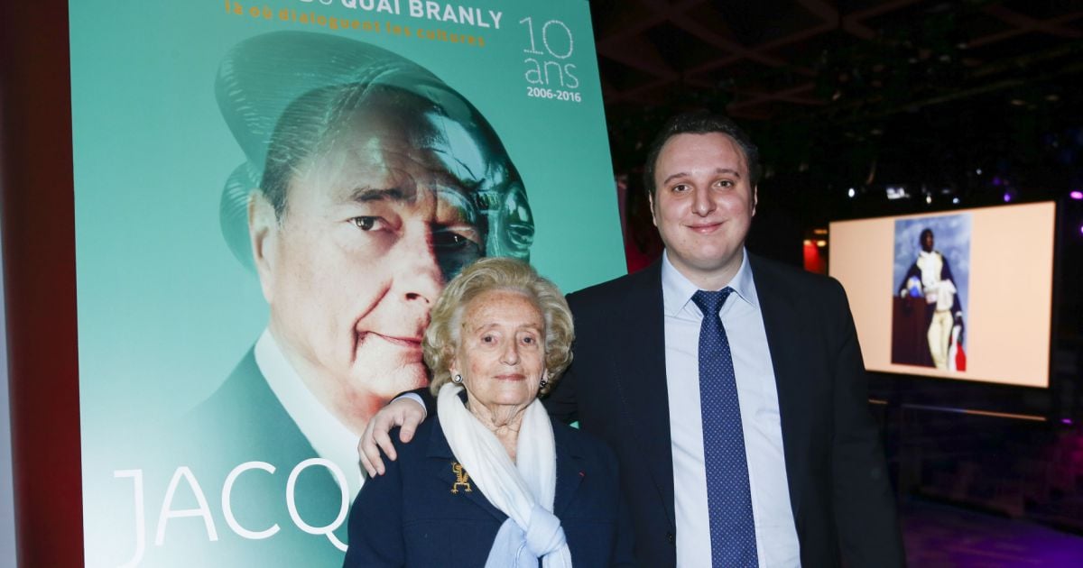 Jacques Chirac Ou Le Dialogue Des Cultures Bernadette Chirac et son petit-fils Martin Rey-Chirac - Inauguration de