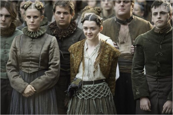 Maisie Williams dans la série Game of Thrones