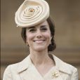 Le prince William et Kate Middleton, duchesse de Cambridge, assistent à une garden party au château de Hillsborough en Irlande du Nord. Le 14 juin 2016