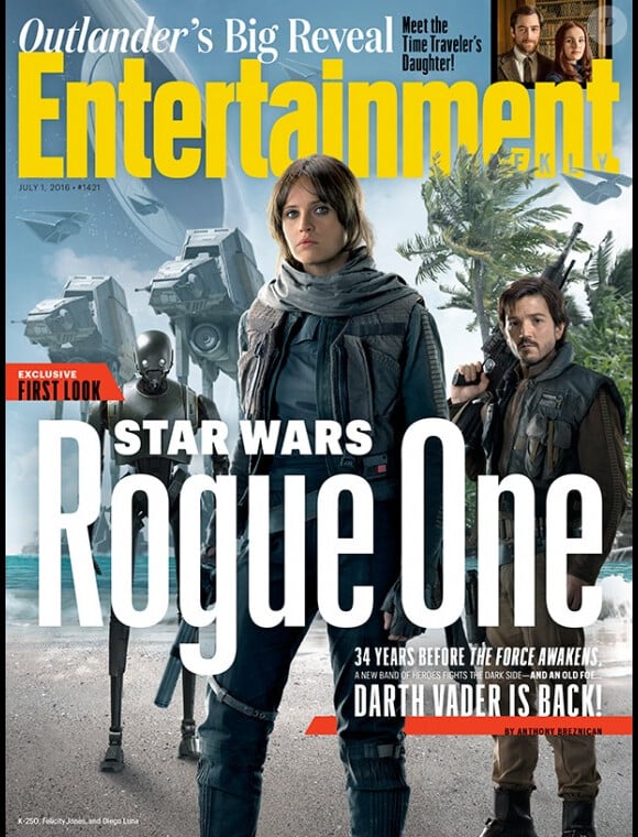 Couverture d'Entertainment Weekly consacré à Rogue One: A Star Wars Story.