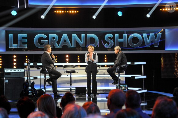 Exclusif - Michel Drucker, Patricia Kaas et Claude Lelouch - Enregistrement de l'émission le 16 juin 2016 "Le Grand Show fête le Cinéma" à Paris, diffusée le 25 juin en prime time sur France 2.