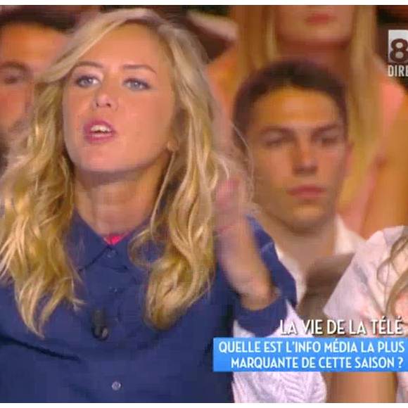 Enora Malagré clashe Nabilla dans "Touche pas à mon poste" sur D8. Le 23 juin 2016.