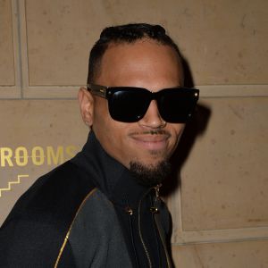 Semi-exclusif - Chris Brown - Soirée NikeLab X Olivier Rousteing pour le lancement de la collection "Football Nouveau" à la cité universitaire à Paris, le 1er juin 2016.