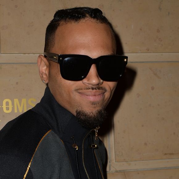 Semi-exclusif - Chris Brown - Soirée NikeLab X Olivier Rousteing pour le lancement de la collection "Football Nouveau" à la cité universitaire à Paris, le 1er juin 2016.