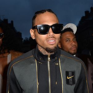 Chris Brown - Soirée NikeLab X Olivier Rousteing pour le lancement de la collection "Football Nouveau" à la cité universitaire à Paris, le 1er juin 2016.