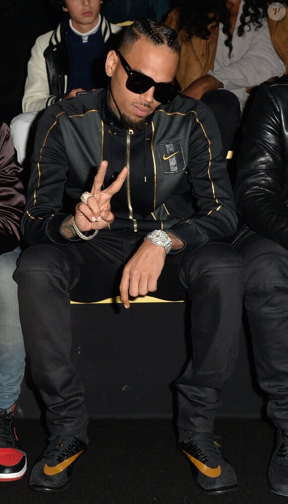 Chris Brown - Soirée NikeLab X Olivier Rousteing pour le lancement de la collection "Football Nouveau" à la cité universitaire à Paris, le 1er juin 2016.