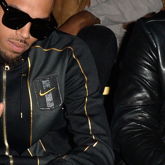 Chris Brown - Soirée NikeLab X Olivier Rousteing pour le lancement de la collection "Football Nouveau" à la cité universitaire à Paris, le 1er juin 2016.