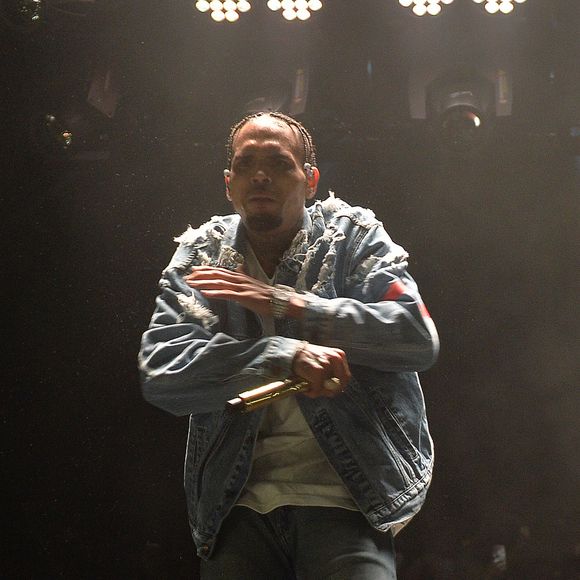 Chris Brown en concert à l'Accorhotels Arena Bercy à Paris, le 28 mai 2016. © Veeren/Bestimage