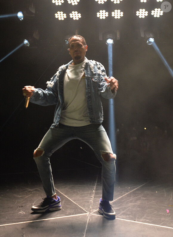 Chris Brown en concert à l'Accorhotels Arena Bercy à Paris, le 28 mai 2016. © Veeren/Bestimage