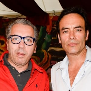 Atmen Kelif et Anthony Delon à l'inauguration de la fête des Tuileries organisée par Caroline Barclay le 24 juin 2016. © Coadic Guirec / Bestimage