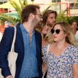 Marilou Berry et son compagnon Arnaud Schneider à l'inauguration de la fête des Tuileries organisée par Caroline Barclay le 24 juin 2016. © Coadic Guirec / Bestimage