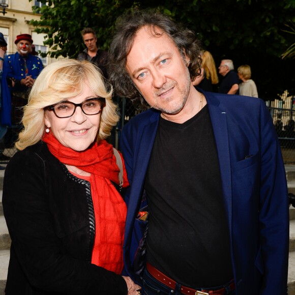 Nicoletta et son mari Jean-Christophe Molinier à l'inauguration de la fête des Tuileries organisée par Caroline Barclay le 24 juin 2016. © Coadic Guirec / Bestimage