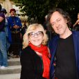 Nicoletta et son mari Jean-Christophe Molinier à l'inauguration de la fête des Tuileries organisée par Caroline Barclay le 24 juin 2016. © Coadic Guirec / Bestimage