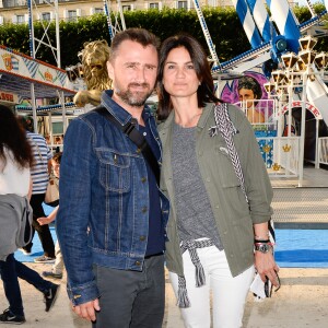 Alexandre Brasseur et sa femme Juliette à l'inauguration de la fête des Tuileries organisée par Caroline Barclay le 24 juin 2016. © Coadic Guirec / Bestimage
