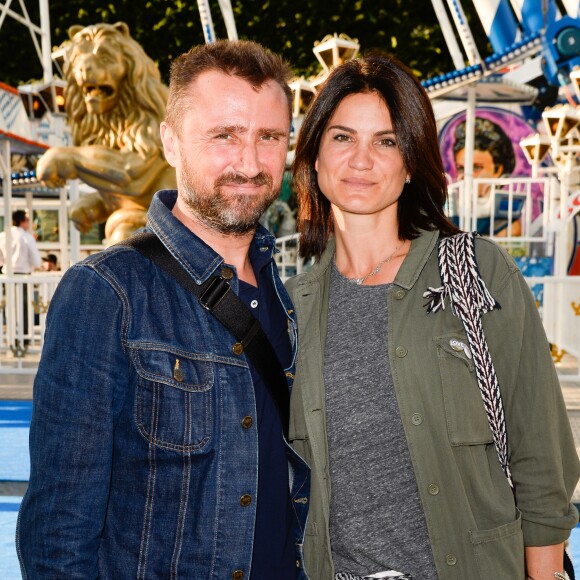 Alexandre Brasseur et sa femme Juliette à l'inauguration de la fête des Tuileries organisée par Caroline Barclay le 24 juin 2016. © Coadic Guirec / Bestimage
