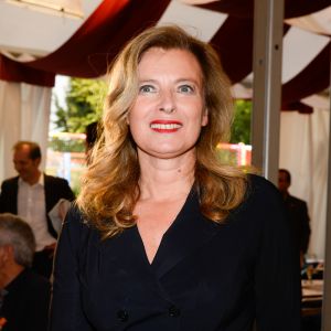 Valérie Trierweiler à l'inauguration de la fête des Tuileries organisée par Caroline Barclay le 24 juin 2016. © Coadic Guirec / Bestimage