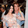 Ludovic Chancel et sa femme Sylvie Ortega Munos à l'inauguration de la fête des Tuileries organisée par Caroline Barclay le 24 juin 2016. © Coadic Guirec / Bestimage