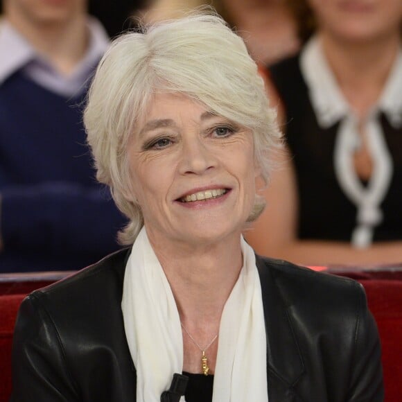 Francoise Hardy - Enregistrement de l'emission "Vivement Dimanche" à Paris le 24 septembre 2013.