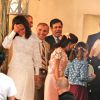Exclusif - Katie Holmes tourne la scène du mariage de Jackie Kennedy et Aristote Onassis à Toronto le 17 juin 2016. Elle a eu la visite de sa fille Suri.