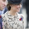 Le prince William et Kate Catherine Middleton, duchesse de Cambridge - Dévoilement de la plaque inaugurale de la nouvelle aile du musée lors des commémorations du centenaire de la Bataille de la Somme à Thiepval, bataille qui fût la plus meurtrière de la Première Guerre Mondiale. Le 1er juillet 2016