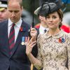 Le prince William et Kate Catherine Middleton, duchesse de Cambridge - Commémorations du centenaire de la Bataille de la Somme à Thiepval, bataille qui fût la plus meurtrière de la Première Guerre Mondiale. Le 1er juillet 2016