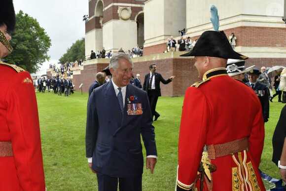 Le prince Charles - Commémorations du centenaire de la Bataille de la Somme à Thiepval, bataille qui fût la plus meurtrière de la Première Guerre Mondiale. Le 1er juillet 2016