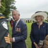 Le prince Charles et Camilla Parker Bowles, duchesse de Cornouailles - Commémorations du centenaire de la Bataille de la Somme à Thiepval, bataille qui fût la plus meurtrière de la Première Guerre Mondiale. Le 1er juillet 2016