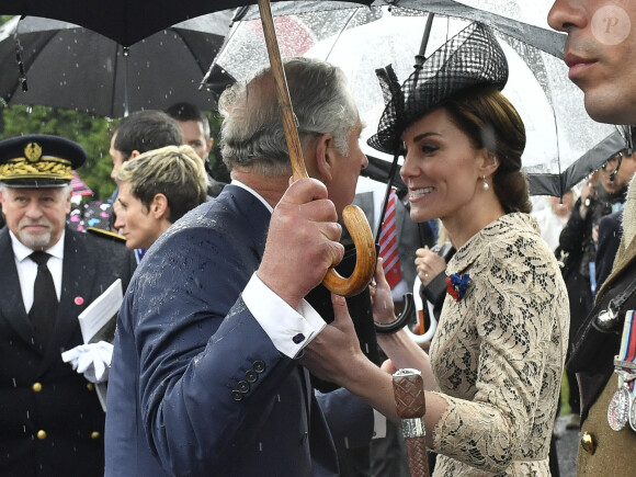 Le prince Charles et Kate Catherine Middleton, duchesse de Cambridge - Commémorations du centenaire de la Bataille de la Somme à Thiepval, bataille qui fût la plus meurtrière de la Première Guerre Mondiale. Le 1er juillet 2016