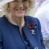 Camilla Parker Bowles, duchesse de Cornouailles - Commémorations du centenaire de la Bataille de la Somme à Thiepval, bataille qui fût la plus meurtrière de la Première Guerre Mondiale. Le 1er juillet 2016