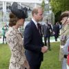 Kate Catherine Middleton, duchesse de Cambridge et le prince William - Commémorations du centenaire de la Bataille de la Somme à Thiepval, bataille qui fût la plus meurtrière de la Première Guerre Mondiale. Le 1er juillet 2016