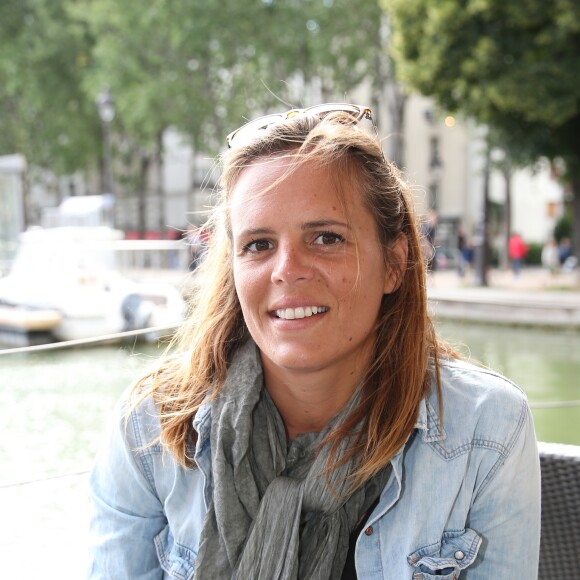 Exclusif - Laure Manaudou radieuse lors de l'Open Swin Stars "Paris à la nage" au bassin de la Villette. Le 2 juillet 2016