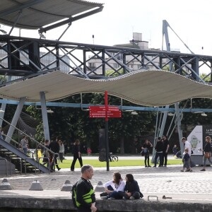 Exclusif - La 2ème édition de l'Open Swin Stars a réuni les amoureux de la nage au bassin de la Villette à Paris - Le 2 juillet 2016