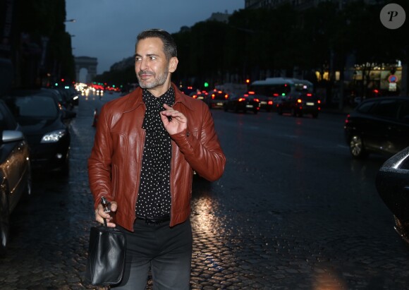 Marc Jacobs à l'Hôtel de la Païva lors du défilé et de l'after-show Miu Miu (collection croisière 2017). Paris, le 3 juillet 2016.