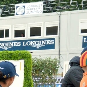 Guillaume Canet - Remise du prix Eiffel Sunday Kid Challenge - Longines Paris Eiffel Jumping à la plaine de Jeux de Bagatelle à Paris, le 3 juillet 2016. © Borde-Veeren/Bestimage