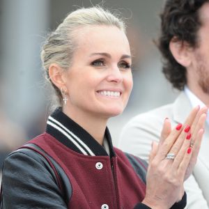 Laeticia Hallyday - Remise du Prix Eiffel Sunday Challenge Mairie de Paris - Longines Paris Eiffel Jumping à la plaine de Jeux de Bagatelle à Paris le 3 juillet 2016. © Pierre Perusseau / Bestimage