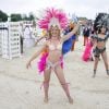 Défilé des musiciens et des danseuses pour célébrer l'ouverture des Jeux Olympiques de Rio lors du Longines Paris Eiffel Jumping à la plaine de Jeux de Bagatelle à Paris, le 3 juillet 2016. © Pierre Perusseau/Bestimage