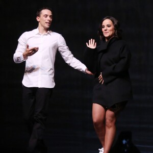 Exclusif - Grégoire Lyonnet et sa compagne Alizée - Dernière du spectacle de Brahim Zaibat "Rock It All Tour" à l'Olympia à Paris, avec en première partie DJ Pone et la présence exceptionnelle de Sean Garnier. Le 1er décembre 2015 © Denis Guignebourg / Bestimage