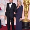 Clint Eastwood et Christina Sandera - People à la 87ème cérémonie des Oscars à Hollywood le 22 février 2015