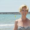 Exclusif - Rebecca Hampton pose à l'occasion du 13e festival "Les Hérault du Cinéma et de la Télé" sur la plage au Cap d'Agde, le 24 juin 2016.