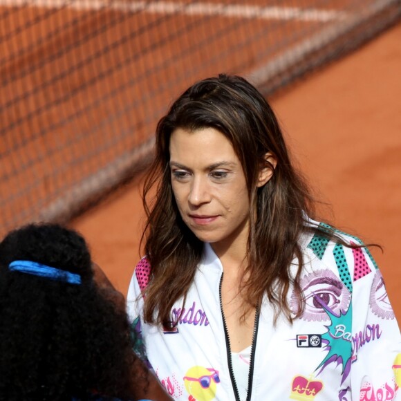 Marion Bartoli, Serena Williams - People dans les tribunes lors du Tournoi de Roland-Garros (les Internationaux de France de tennis) à Paris, le 28 mai 2016. © Dominique Jacovides/Bestimage