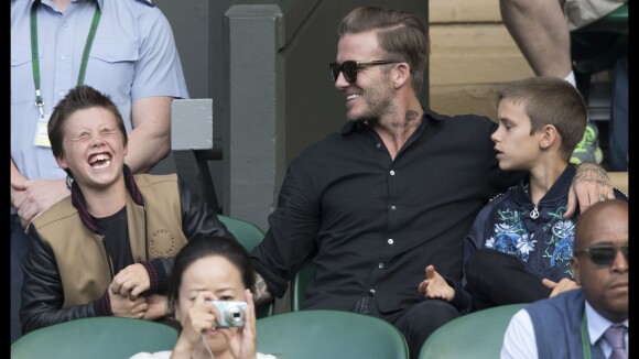 Cruz Beckham : Hilare à Wimbledon, il se moque de son frère Romeo, boudeur