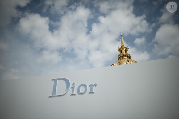 Atmosphere before Christian Dior Haute Couture Autumn-Winter 2013-2014 fashion show, held at the Hotel National des Invalides, in Paris, France, on July 1, 2013. Photo by Christophe Guibbaud/ABACAPRESS.COM 01/07/2013 - Paris