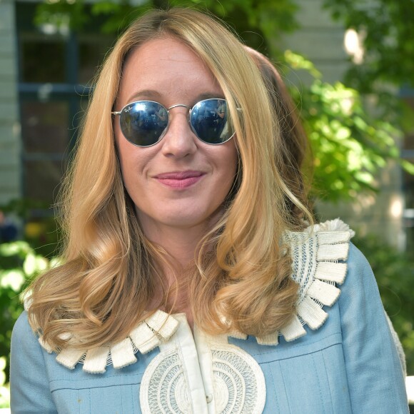 Ludivine Sagnier - Défilé Bonpoint Collection printemps / été 2017 à l'Hôtel de Brancas à Paris le 6 juillet 2016. © Giancarlo Gorassini / Bestimage