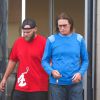 Bruce Jenner et son fils Burt Jenner à la sortie de West L.A. Dogs, le 15 avril 2014