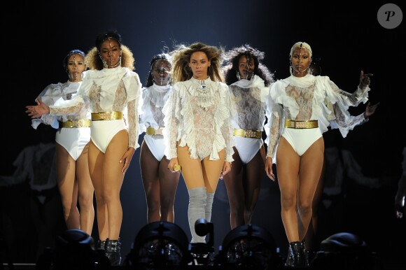 Premier spectacle de Beyoncé au Marlins Park à Miami, coup d'envoi de sa tournée "Formation World Tour", le 27 avril 2016.