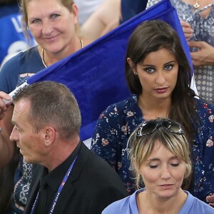 Exclusif - Benoît Costil à nouveau très proche de Malika Ménard à la fin du match de l'UEFA Euro 2016 Allemagne-France au stade Vélodrome à Marseille, France le 7 juillet 2016. © Cyril Moreau/Bestimage