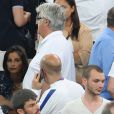 Exclusif - Benoît Costil à nouveau très proche de Malika Ménard à la fin du match de l'UEFA Euro 2016 Allemagne-France au stade Vélodrome à Marseille, France le 7 juillet 2016. © Cyril Moreau/Bestimage