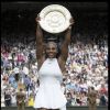 Serena Williams remporte la finale du tournoi de tennis de Wimbledon à Londres le 9 juillet 2016.