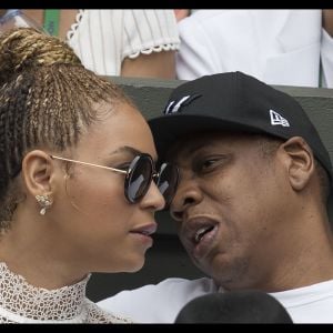 Beyonce et son mari Jay Z - Serena Williams remporte la finale du tournoi de tennis de Wimbledon à Londres le 9 juillet 2016. 09/07/2016 - Londres