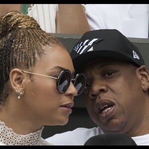 Beyonce et son mari Jay Z - Serena Williams remporte la finale du tournoi de tennis de Wimbledon à Londres le 9 juillet 2016. 09/07/2016 - Londres